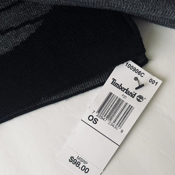 TIMBERLAND Men's Hat & Scarf Set NWT - Picture 6 of 7